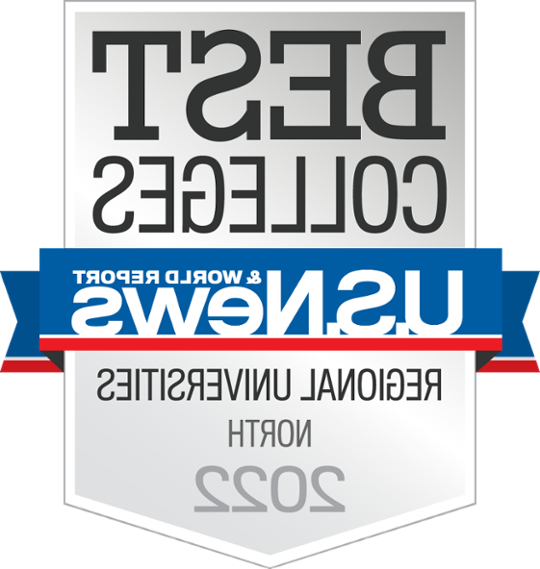 U.S. 新闻 & World Report badge for Best Regional Universities North award for 2022.